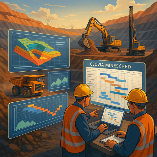 The Benefits of Using GEOVIA MineSched in Mine Scheduling